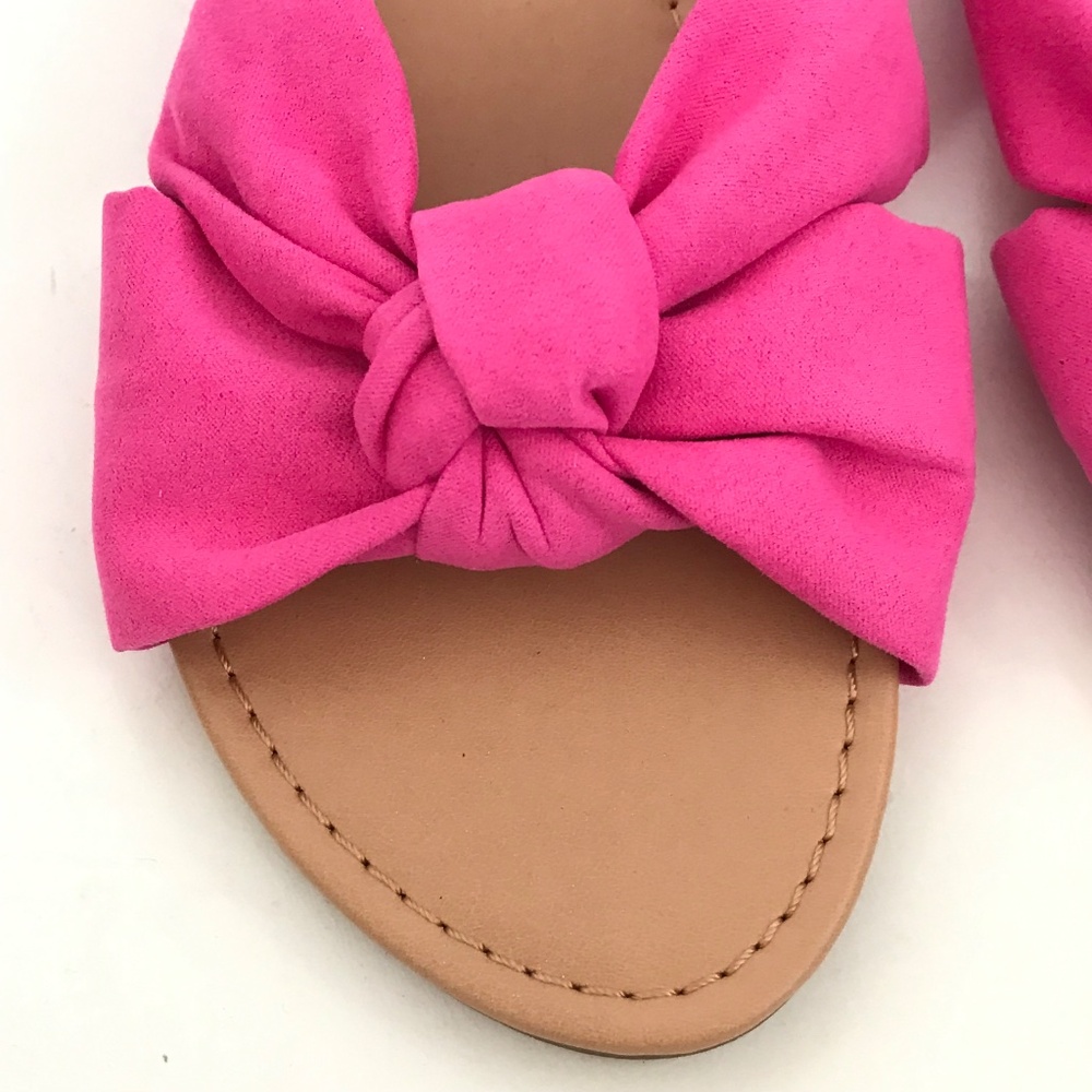 JUSTFAB Pink Sandals Slip On Slide Sandals Women’s Size 8.5 - Picture 4 of 16